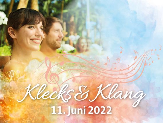 Frau und Mann im Becken Klecks und Klang