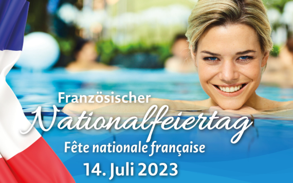 Französische Flagge und Eiffelturm Französisches Bild