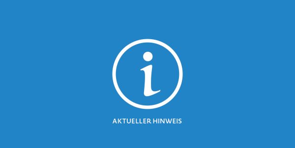 Wichtige Besucherinformation